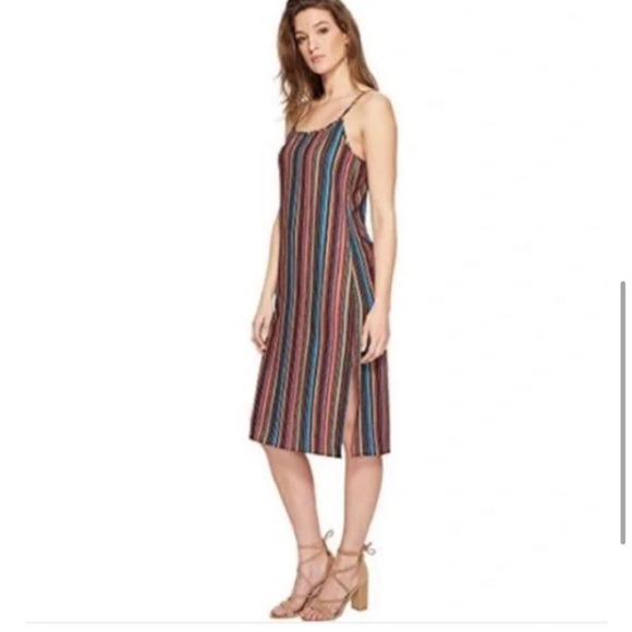 Show Me Your Mumu Multicolor Shiloh Tassel Striped Women's Dress - Picture 2 of 6